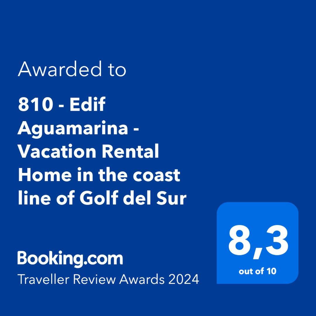 810 - Edif Aguamarina - Vacation Rental Home In The Coast Line Of Golf Del Sur Сан-Мігель-де-Абона Екстер'єр фото